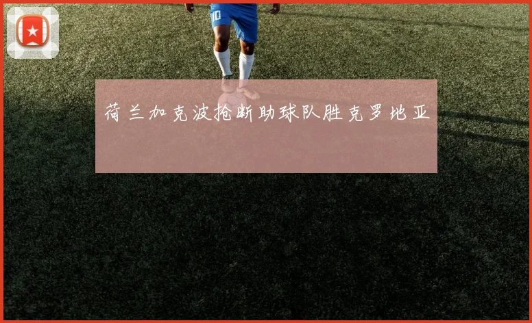 荷兰加克波抢断助球队胜克罗地亚