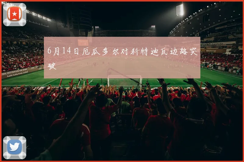 6月14日厄瓜多尔对科特迪瓦边路突破